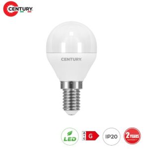 Lampada Mini Sfera Led 6w E14 Luce Fredda 490 Lumen